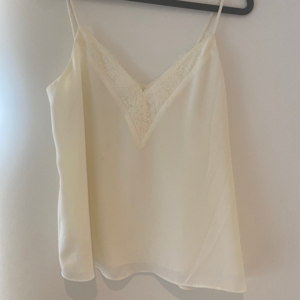 Cream lace camisole
